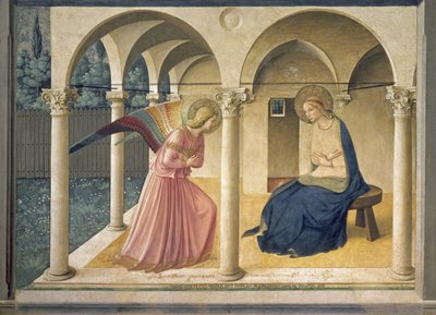 A Anunciação, c.1438-45 de Fra Angelico